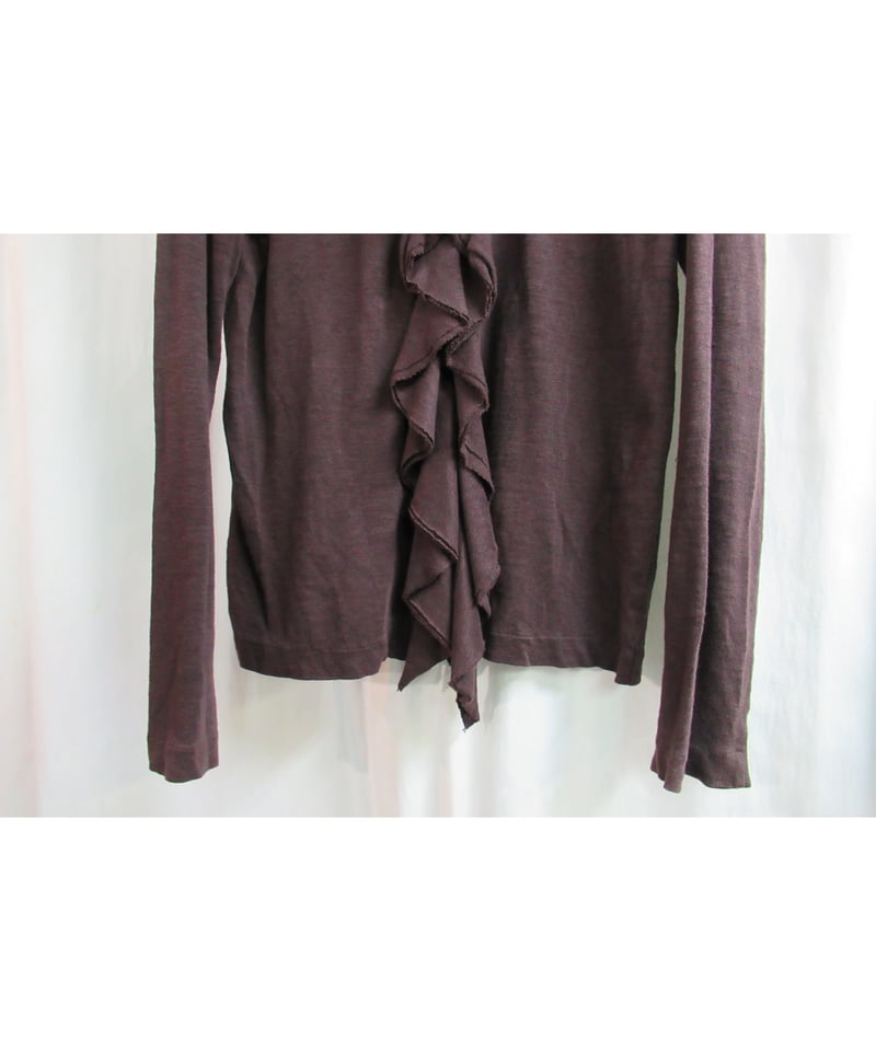 AD1997 tricot COMME des GARCONS フリルデザインカーディガン T