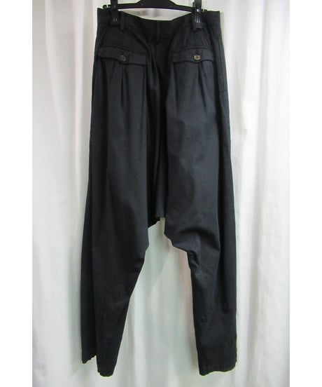 07ss yohji yamamoto pour homme コットンサルエルパンツ HT-P38-032
