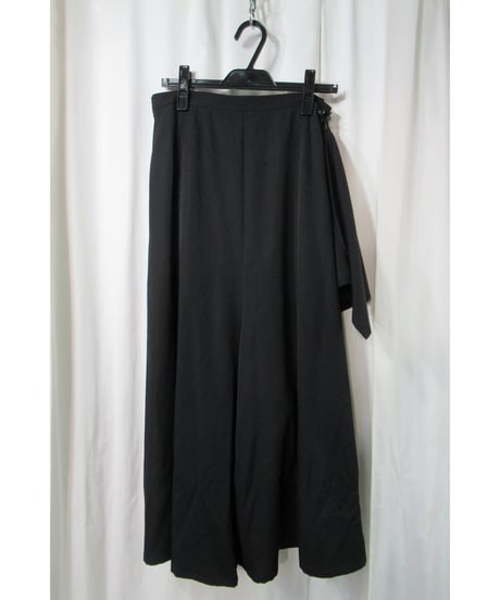 18aw yohji yamamoto femme アシメトリーデザイン サルエル ラップパンツ（FV-P07-100）