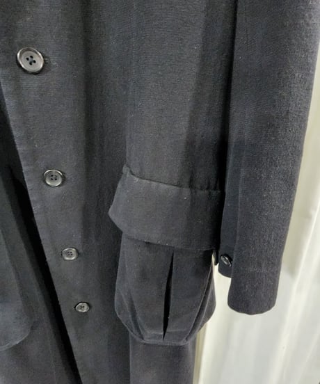 05AW yohji yamamoto pour homme 黒 デザインコート (HN-CO9-121)