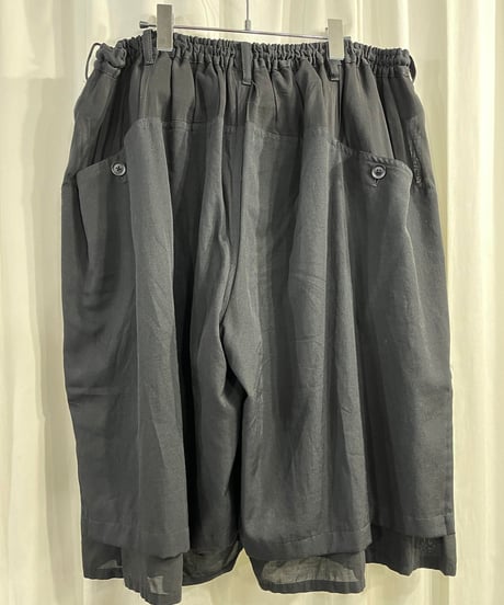 2019SS yohji yamamoto pour homme デザインショートパンツ（HH-P95-100）