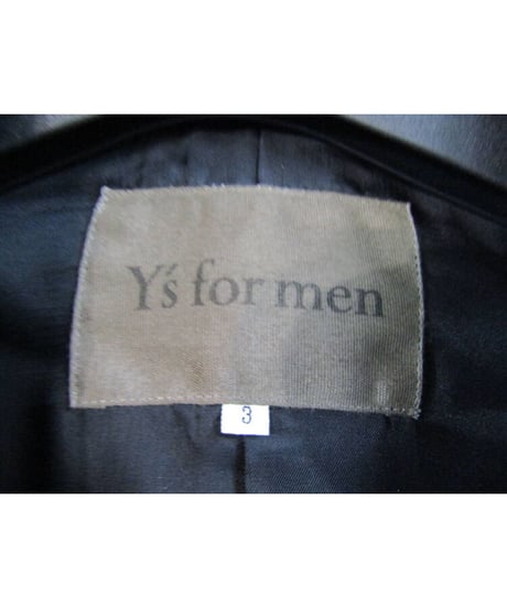 Y's for men yohji yamamoto 1つ釦シンプルジャケット MM-J20-993