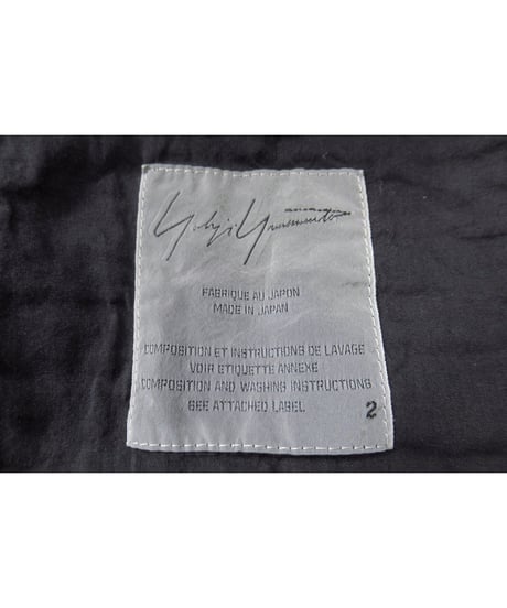 16ss yohji yamamoto femme コットン シンプルジャケット（FO-J30-030）
