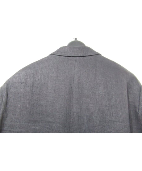 80’s yohji yamamoto pour homme vintage 燕尾 ショールカラーデザイン 麻 ジャケット（HJ-21）