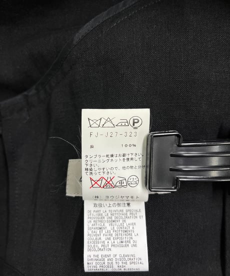 2010SS yohji yamamoto femme 麻 2釦ジャケット（FJ-J27-323）