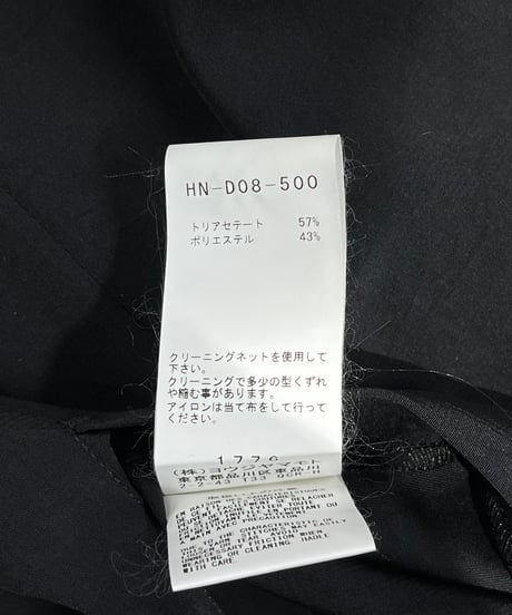 2020SS yohji yamamoto pour homme ダブルジップドレスコート（HN-D08-500）