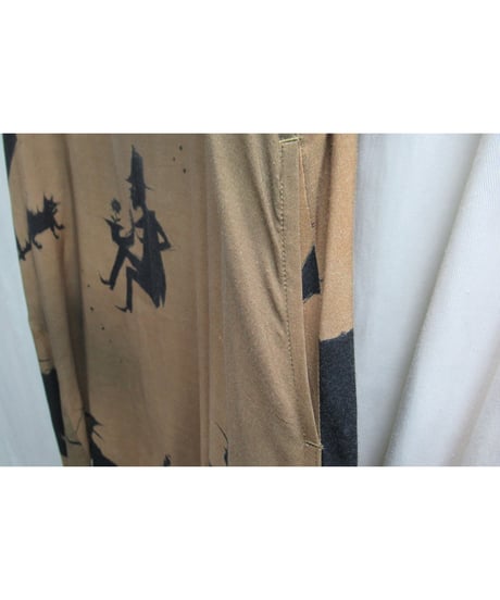 Y’s yohji yamamoto プリントデザイン アシメトリーワンピース（YT-D19-220）