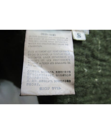 96aw yohji yamamoto femme vintage ミリタリー 製品染めデザインジャケット FG-J70-999