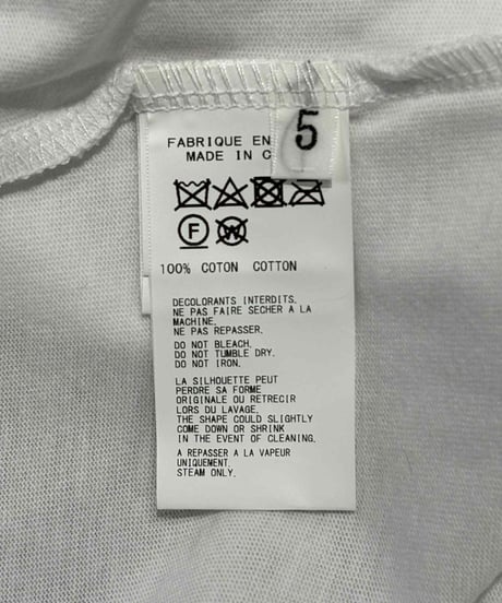 2019AW yohji yamamoto pour homme X NEW ERA ロゴ刺繡半袖Tシャツ（HC-T96-076）