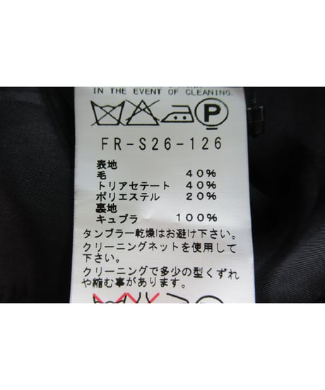 yohji yamamoto femme プリーツデザイン 巻きスカート（FR-S26-126）