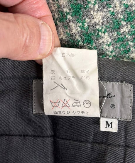 1980's yohji yamamoto pour homme vintage チェック柄パンツ（H-P-135xxx）