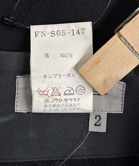 2005AW yohji yamamoto femme ウ－ルスカート（FN-S05-147）