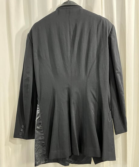 1980’s yohji yamamoto femme vintage レザー切り替えジャケット（FL-J33-134）