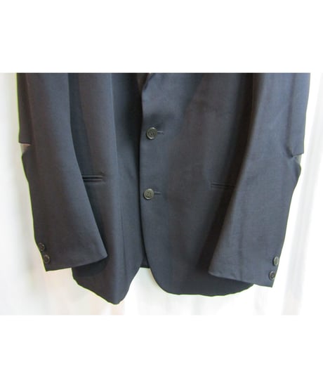 96aw yohji yamamoto pour homme vintage レザー切替えデザインジャケット
