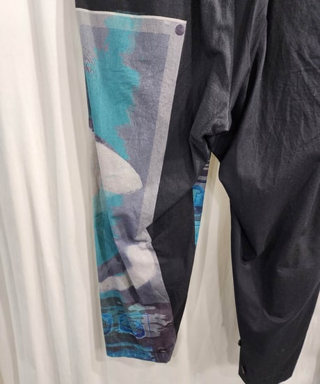 2020aw yohji yamamoto pour homme プリントデザインパンツ (HR-P77-878)