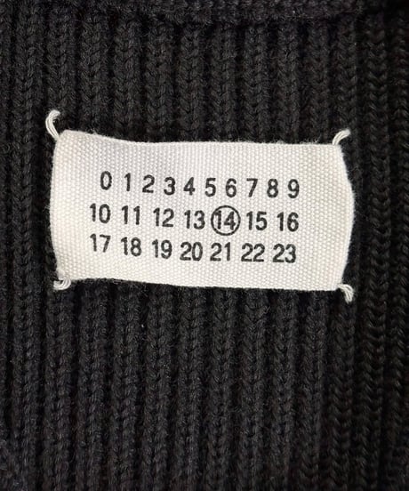 Maison Martin Margiela ダブルジップ ニットベスト（SE-K-169xxx）
