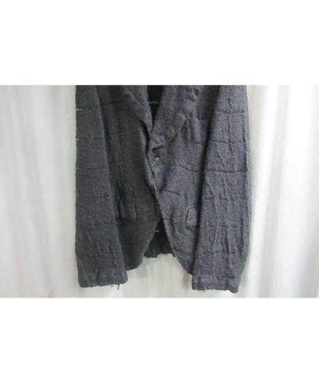 AD2004 COMME des GARCONS HOMME PLUS グレー 縮絨 デザインジャケット PN-J008