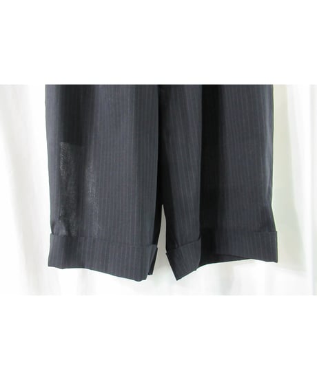 80's yohji yamamoto femme vintage ストライプショートパンツ FP-2