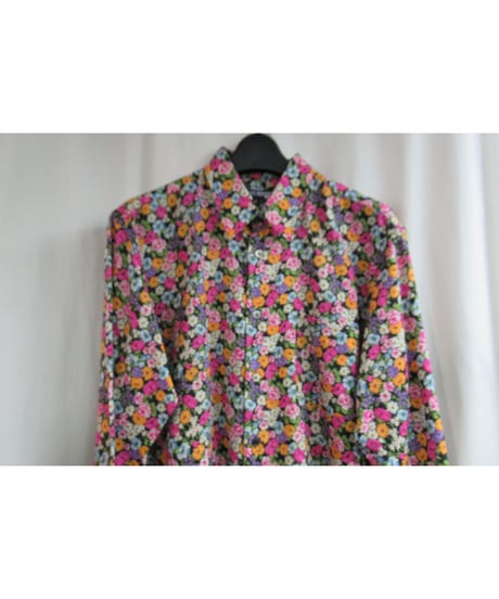 AD2002 JUNYA WATANABE COMME des GARCONS MAN 花柄プリントデザインブラウス WG-B033