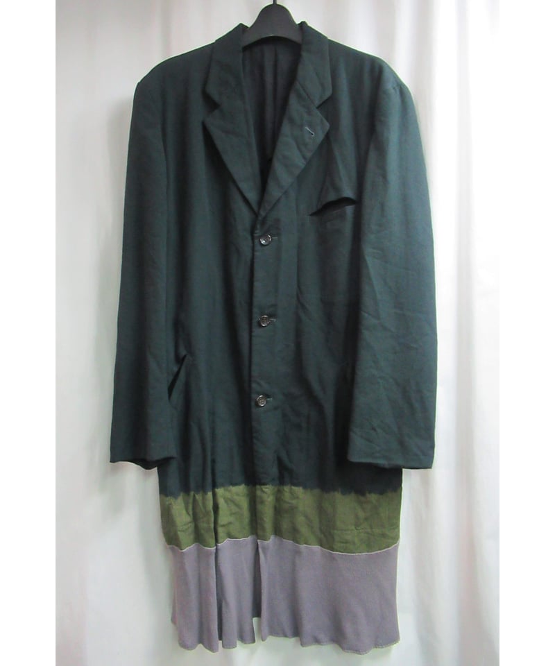 AD1993 COMME des GARCONS HOMME PLUS 脱色期 ロングジャケッ AD1993 COMME des GARCONS HOMME PLUS 脱色期 ロングジャケッ