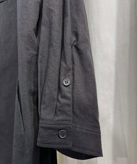 2019SS yohji yamamoto pour homme 襟脱着 ブラウス（HH-B68-047）