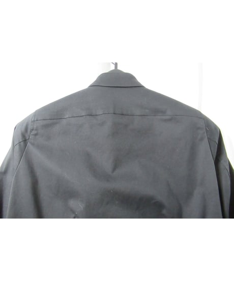新品 11ss yohji yamamoto femme 黒 ７分袖 デザインブラウス FO-B05-006