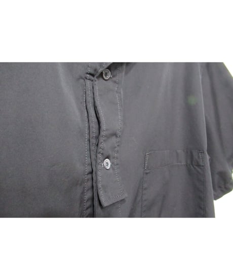 yohji yamamoto +noir デザイン半袖ブラウス（ND-B01-001）