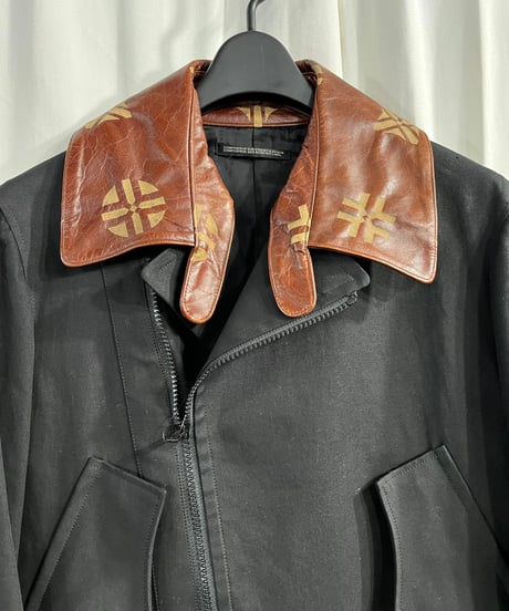 2007AW yohji yamamoto femme 衿牛革デザインコート（FX-C02-001）