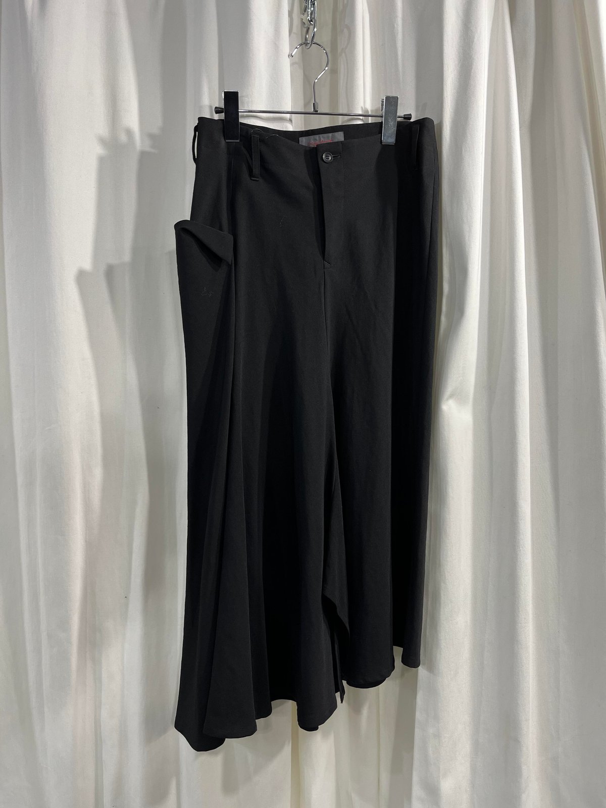 Yohji Yamamoto+NOIR デザインロングスカート