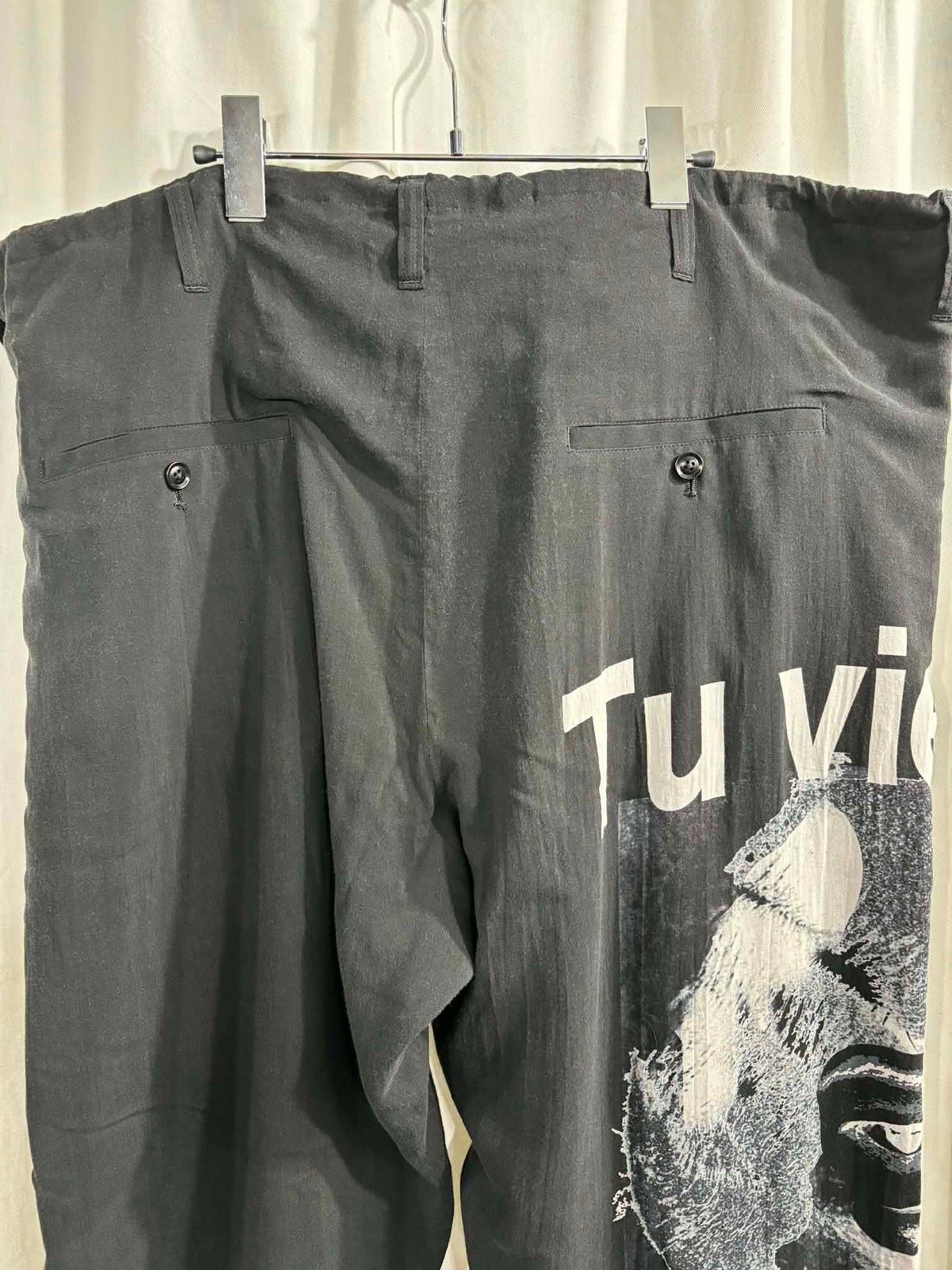 Yohji Yamamoto Black Scandal 般若ですが...パンツ YOHJI YAMAMOTO【BLACK Scandal】Wisdom Flared Pants | HUES 福岡