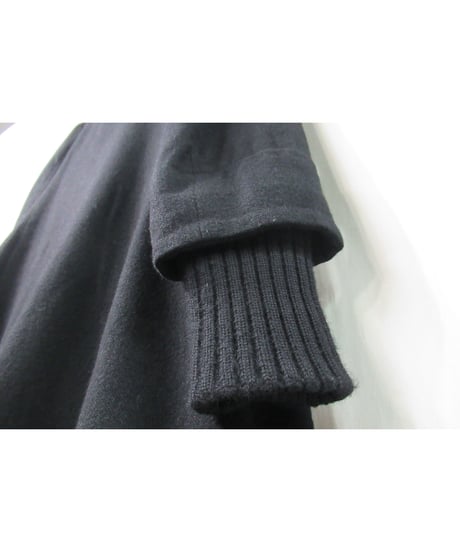10aw yohji yamamoto +noir ニット切替デザインコート NC-C06-103