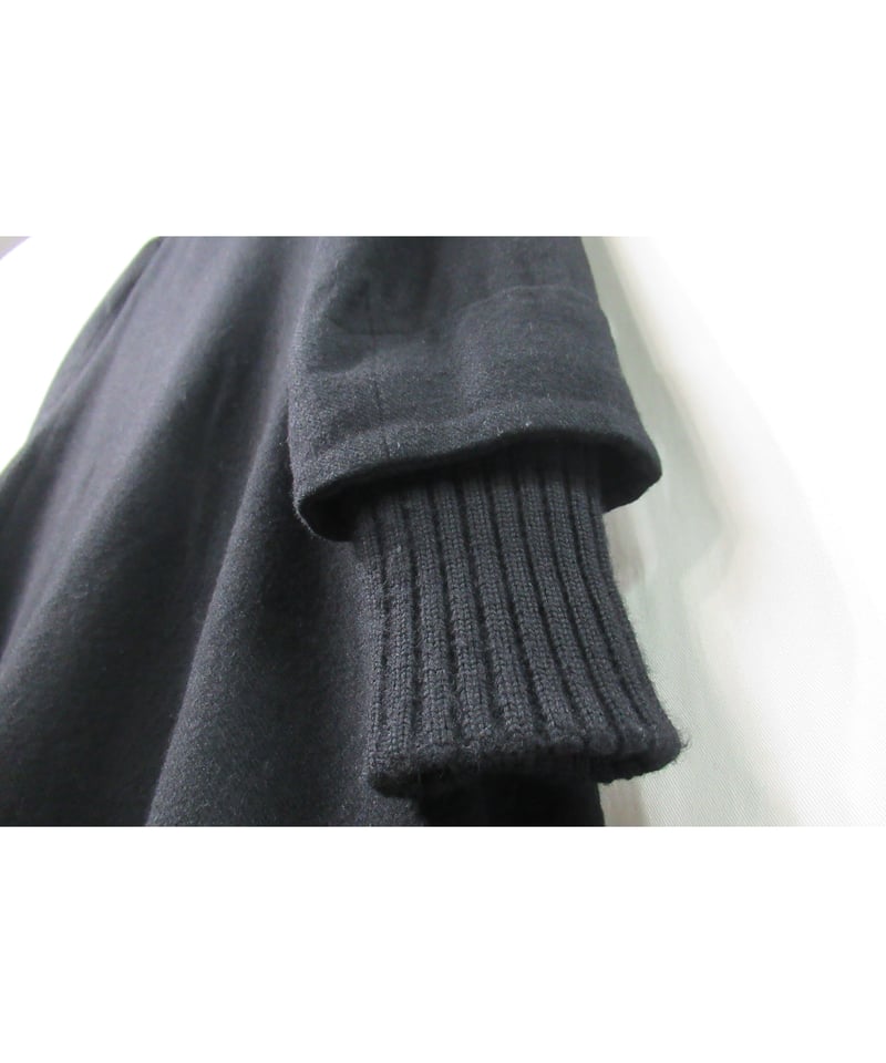 10aw yohji yamamoto +noir ニット切替デザインコート NC-C06-1