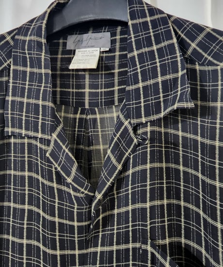 レア 1996ss yohji yamamoto pour homme 花と少年期 ブラウス (HF-B11-239)