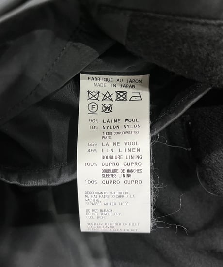 2018AW yohji yamamoto pour homme ストール付プリントジャケット（HV-J36-813）