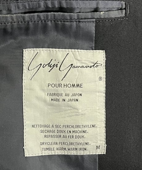 1980's yohji yamamoto pour homme vintage 一つ釦ジャケット（H-J-102xxx）