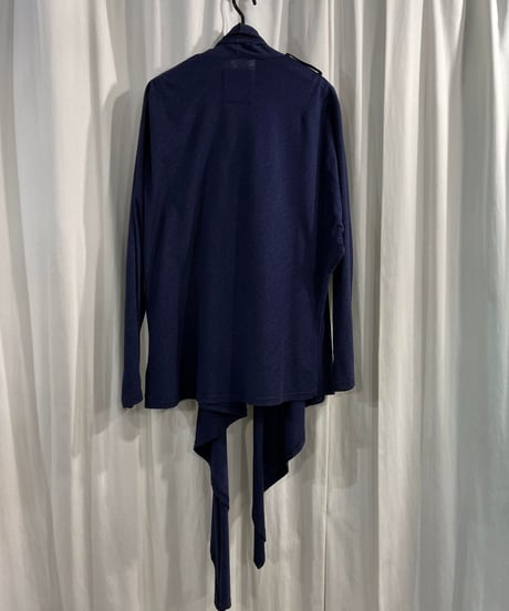 yohji yamamoto Super Blue ペイントデザインカットソー（NW-T13-088）