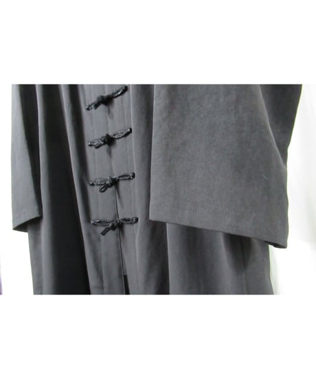 20ss yohji yamamoto pour homme チャイナ釦デザイン ロングブラウス（HN-B38-500）