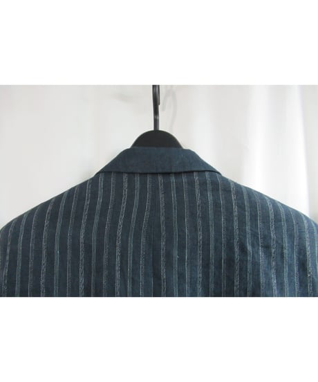 80’s COMME des GARCONS HOMME vintage 襟切替え ストライプジャケット HJ-02025M