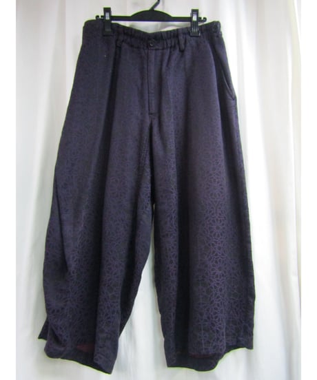 15ss yohji yamamoto pour homme 紫 ラップパンツセットアップ HU-J07-012
