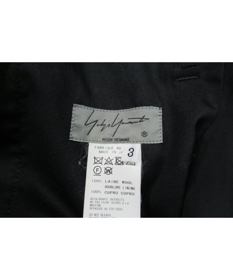 17ss yohji yamamoto POUR HOMME シンプル紐パンツ HD-P06-