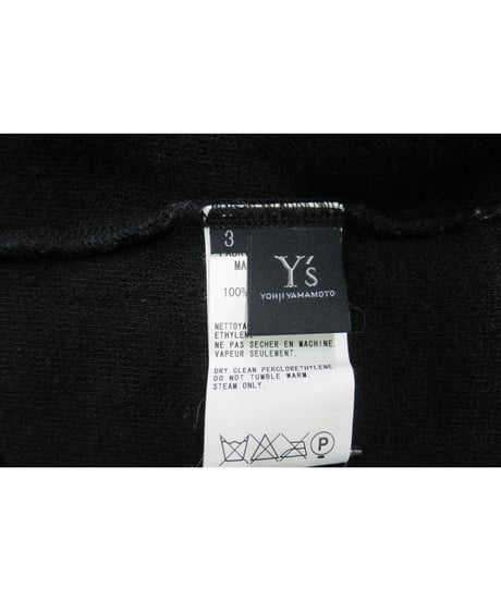 Y’s yohji yamamoto 変わりフラップポケットシンプルパンツ YC-T16-956