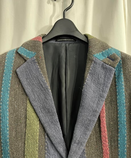 Y's yohji yamamoto ストライプ デザインジャケット（YL-J14-013）