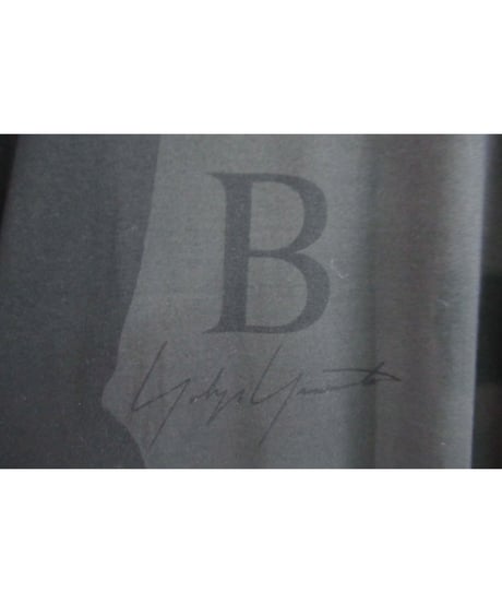 17ss BLACK and BLACK yohji yamamoto +noir 黒 顔料プリントカットソー ND-T61-074