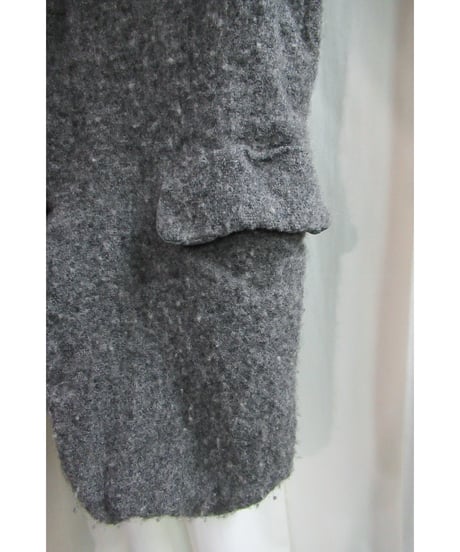 AD1994 COMME des GARCONS HOMME PLUS グレー 縮絨期 切替えデザインジャケット PJ-04023M