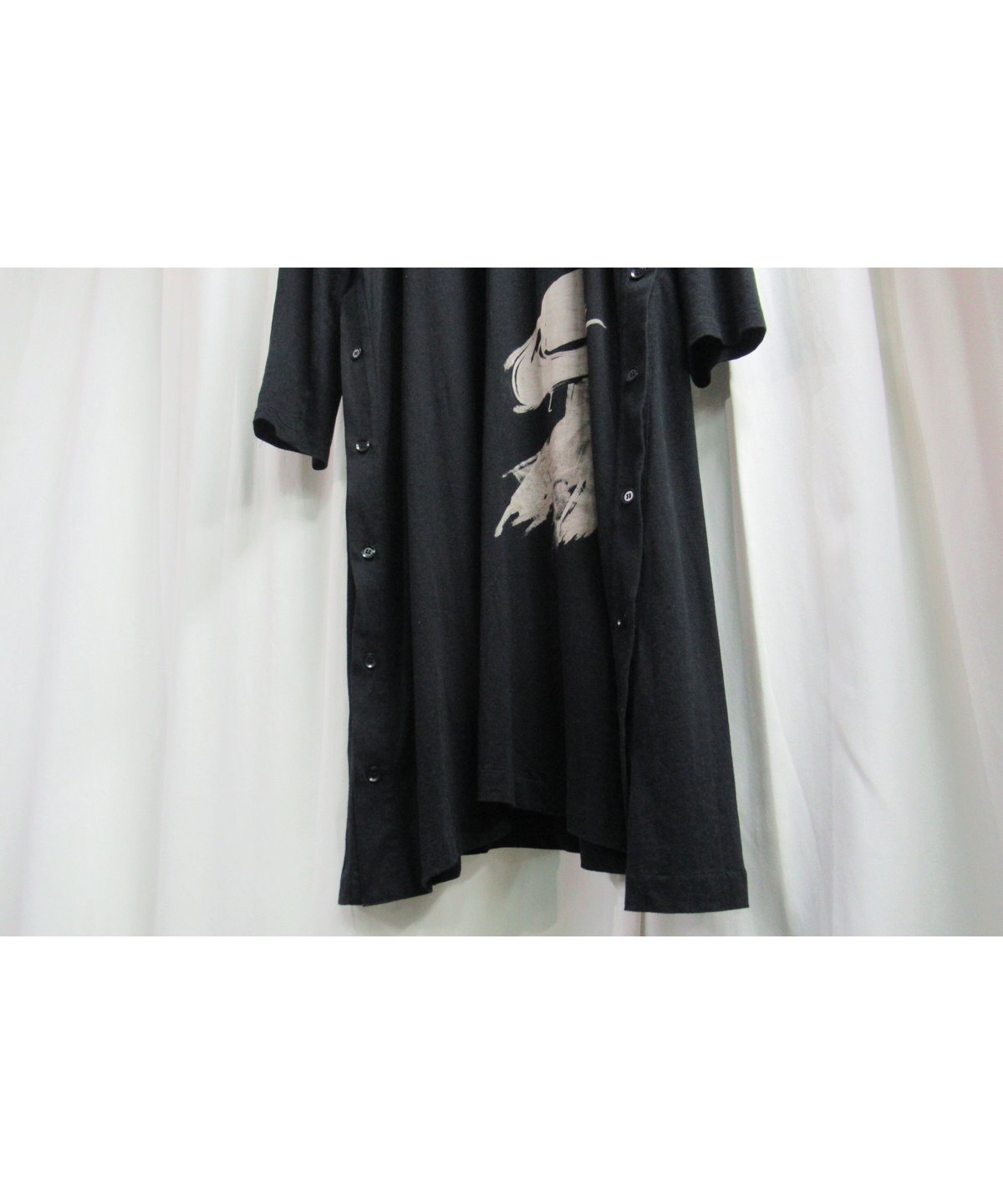 18aw yohji yamamoto POUR HOMME プリントデザイン 長袖 18aw yohji yamamoto POUR HOMME プリントデザイン 長袖