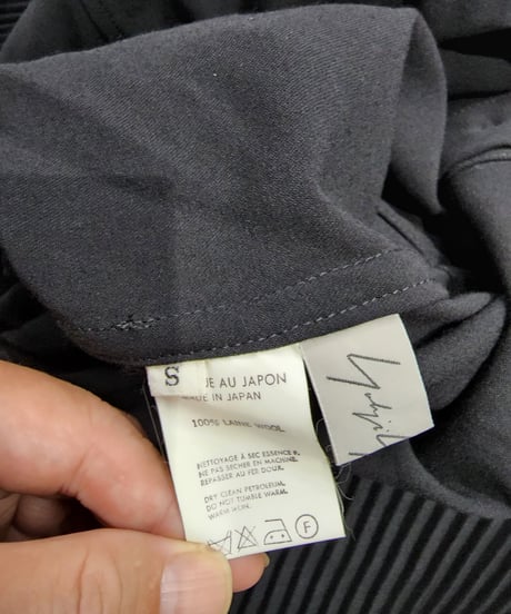 1992ss yohji yamamoto femme M's collection vintage 黒 デザインドレス  (FZ-D11-100-2)