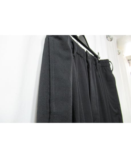 17ss yohji yamamoto pour homme ２タック テーパードパンツ（HD-P19-100）
