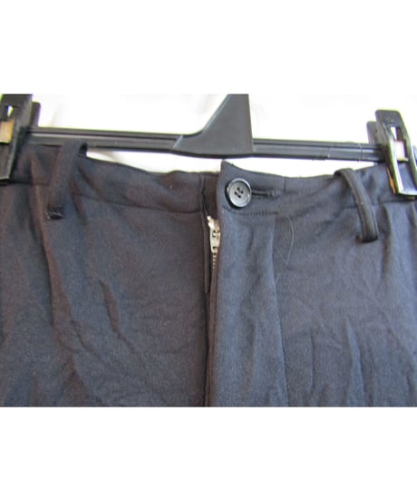 Y's yohji yamamoto シワ加工ワイドくるぶし丈パンツ YC-T20-984