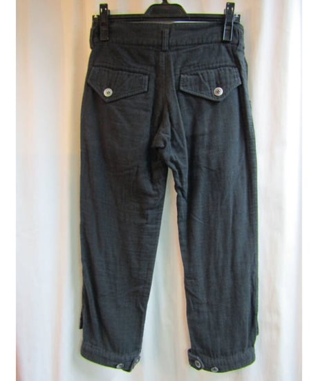 Y's yohji yamamoto 裾デザインクロップドパンツ YD-P16-031