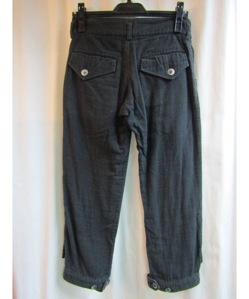 Y's yohji yamamoto 裾デザインクロップドパンツ YD-P16-031 | L